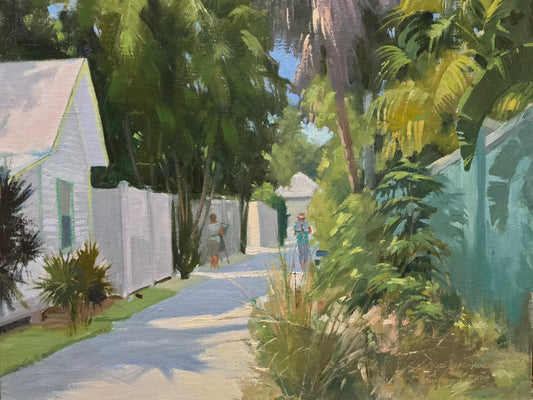 Plein Air Painters On The Alley